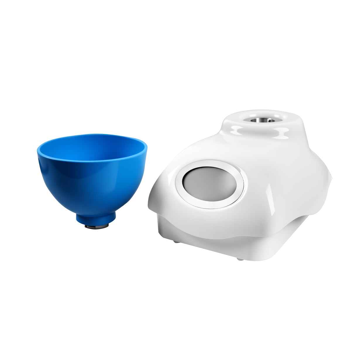 Removable blue mixing bowl for HL-YMC4 impression mixer