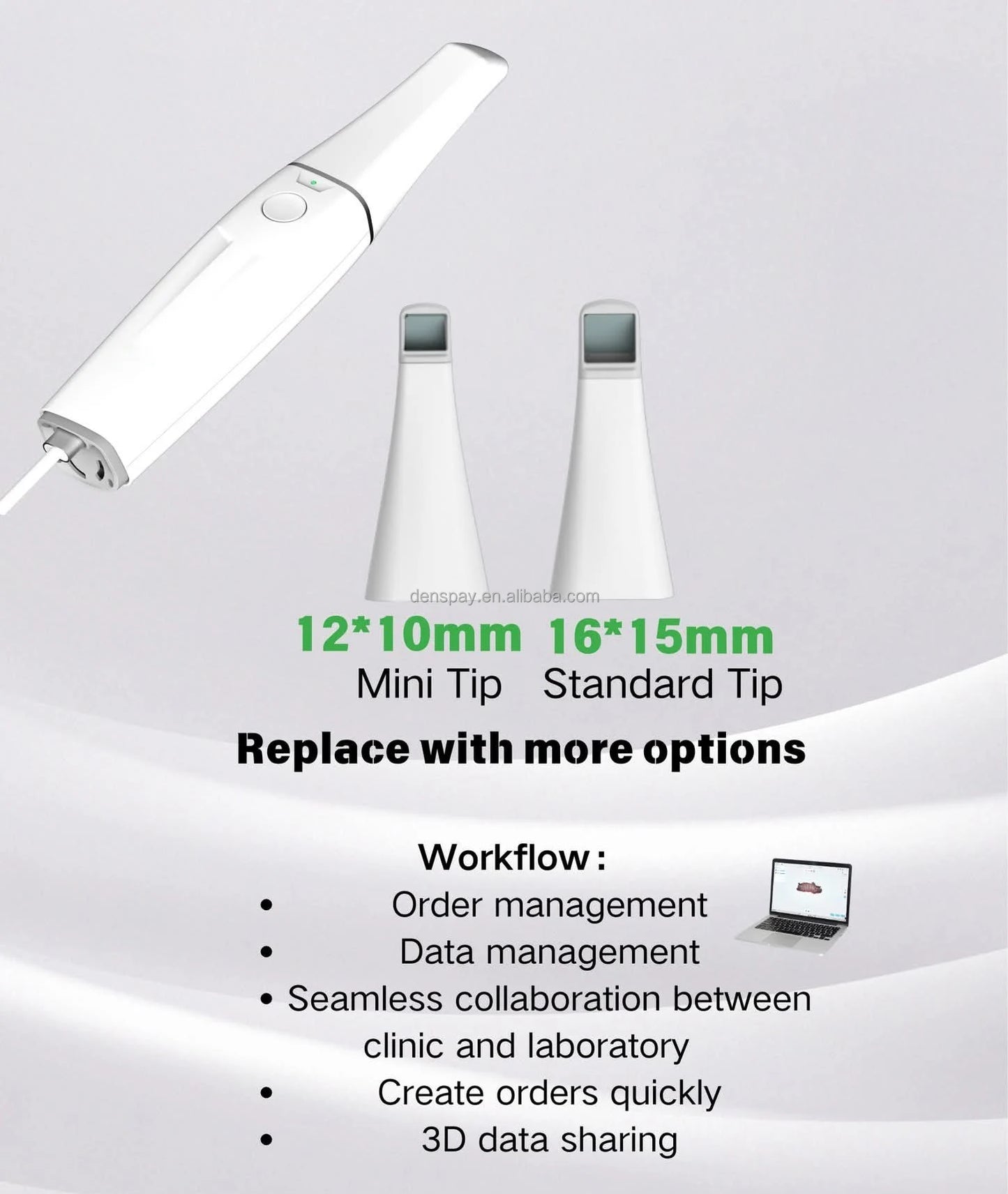 CYG109 3D Dental Scanner Intraoral 10μm 30fps - Denspay Dental - Intraoral Scanner