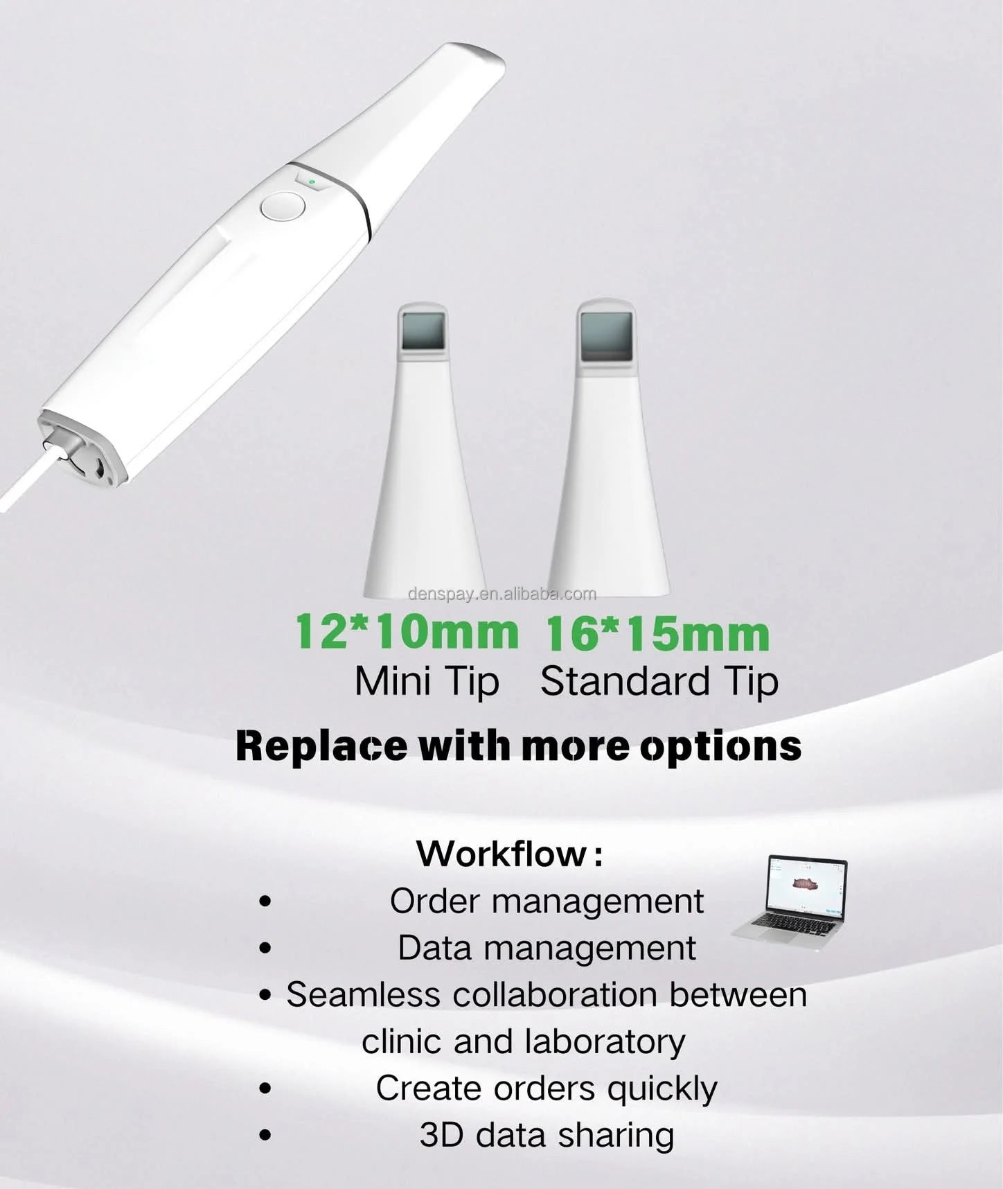 CYG109 3D Dental Scanner Intraoral 10μm 30fps - Denspay Dental - Intraoral Scanner