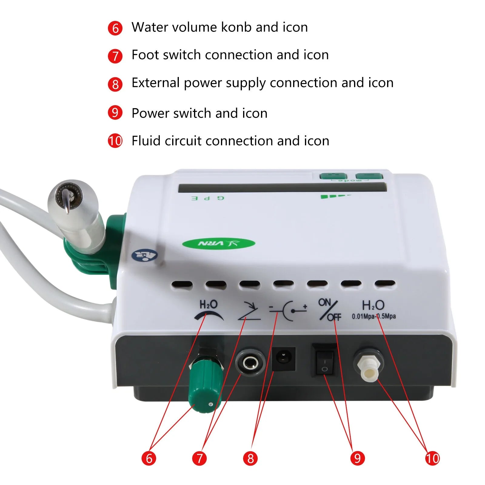 CYB053 VRN K08DL Dental Ultrasonic Piezo Scaler - Denspay Dental - Ultrasonic Scaler