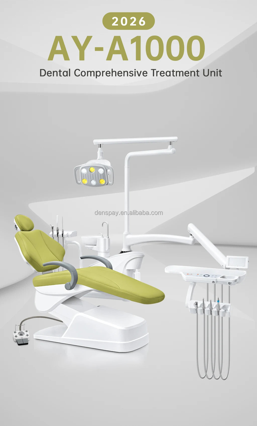 CYA119 AY-A1000 New 2026 Dental Chair Unit - Denspay Dental - Complete Dental Chair Unit