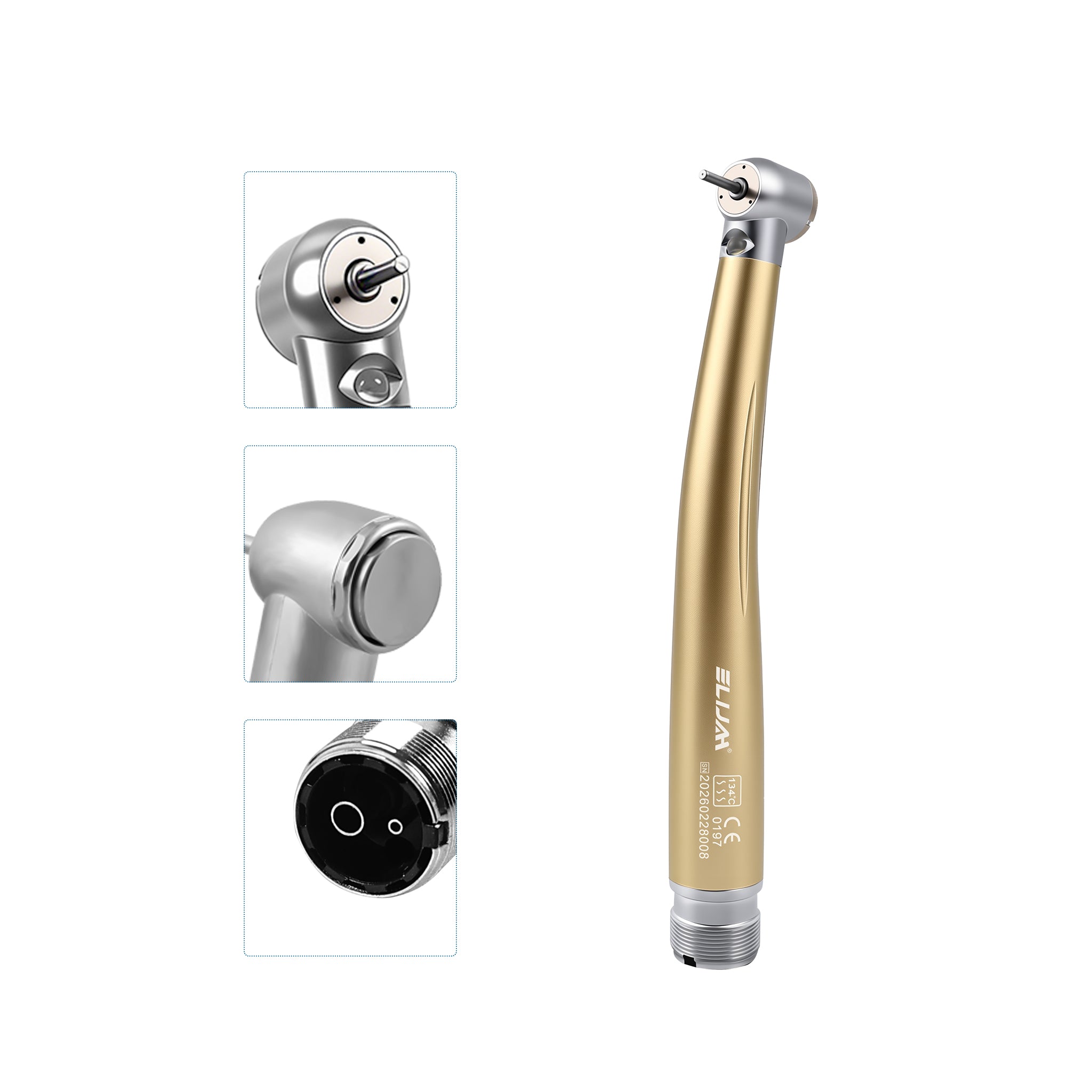 CYC205 LED Colorful High Speed Handpiece 3 Water Spray