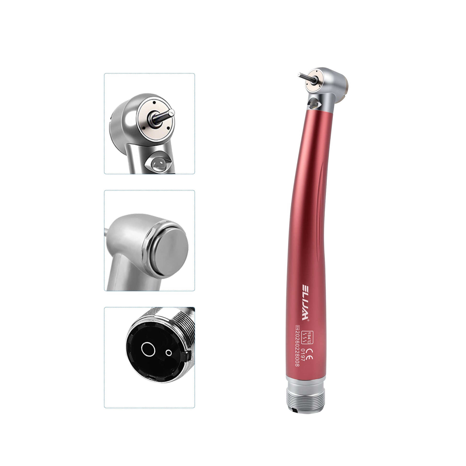 led colorful high speed handpiece 3 water spray connector matching image LED