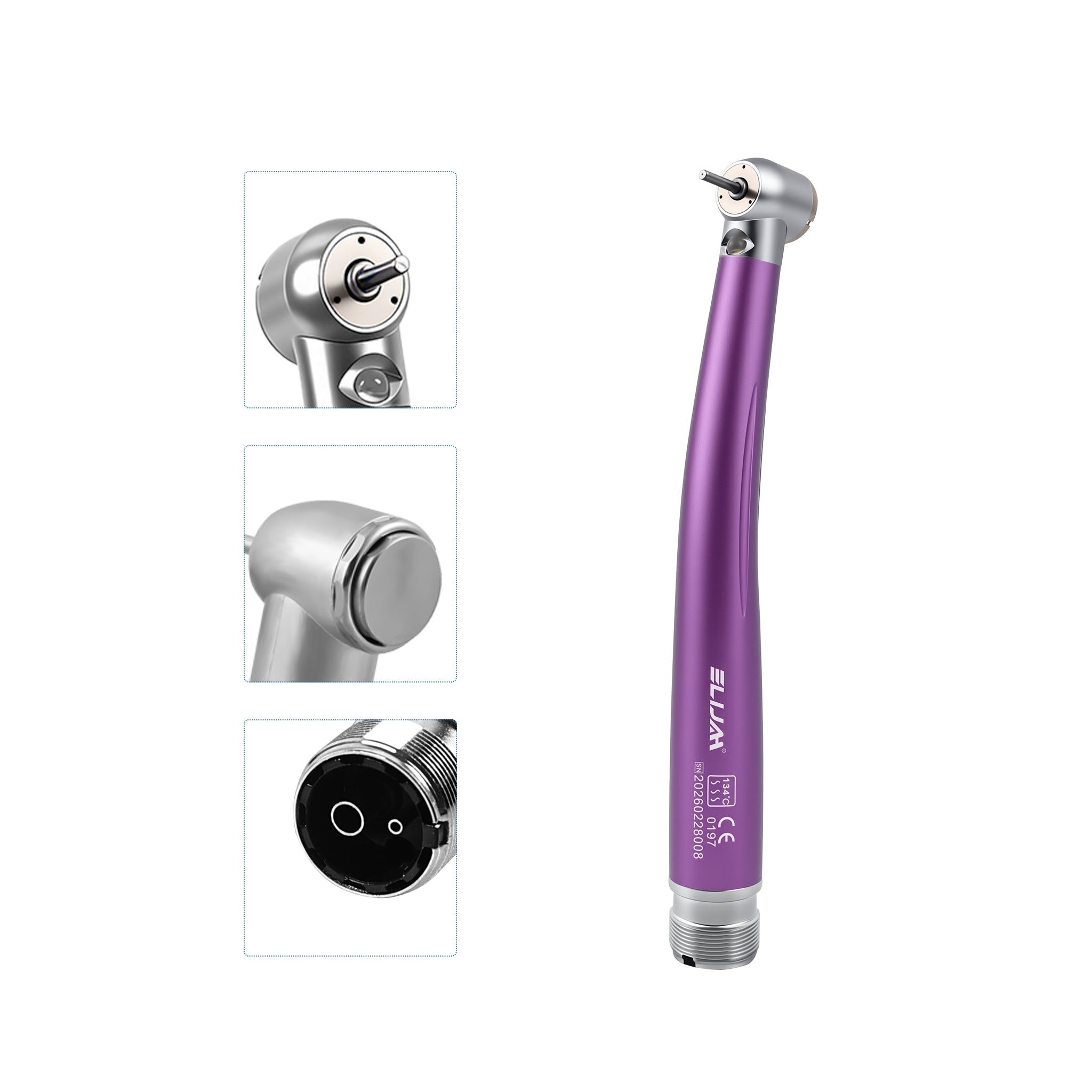 oral filling led colorful high speed handpiece 3 water spray usage scene