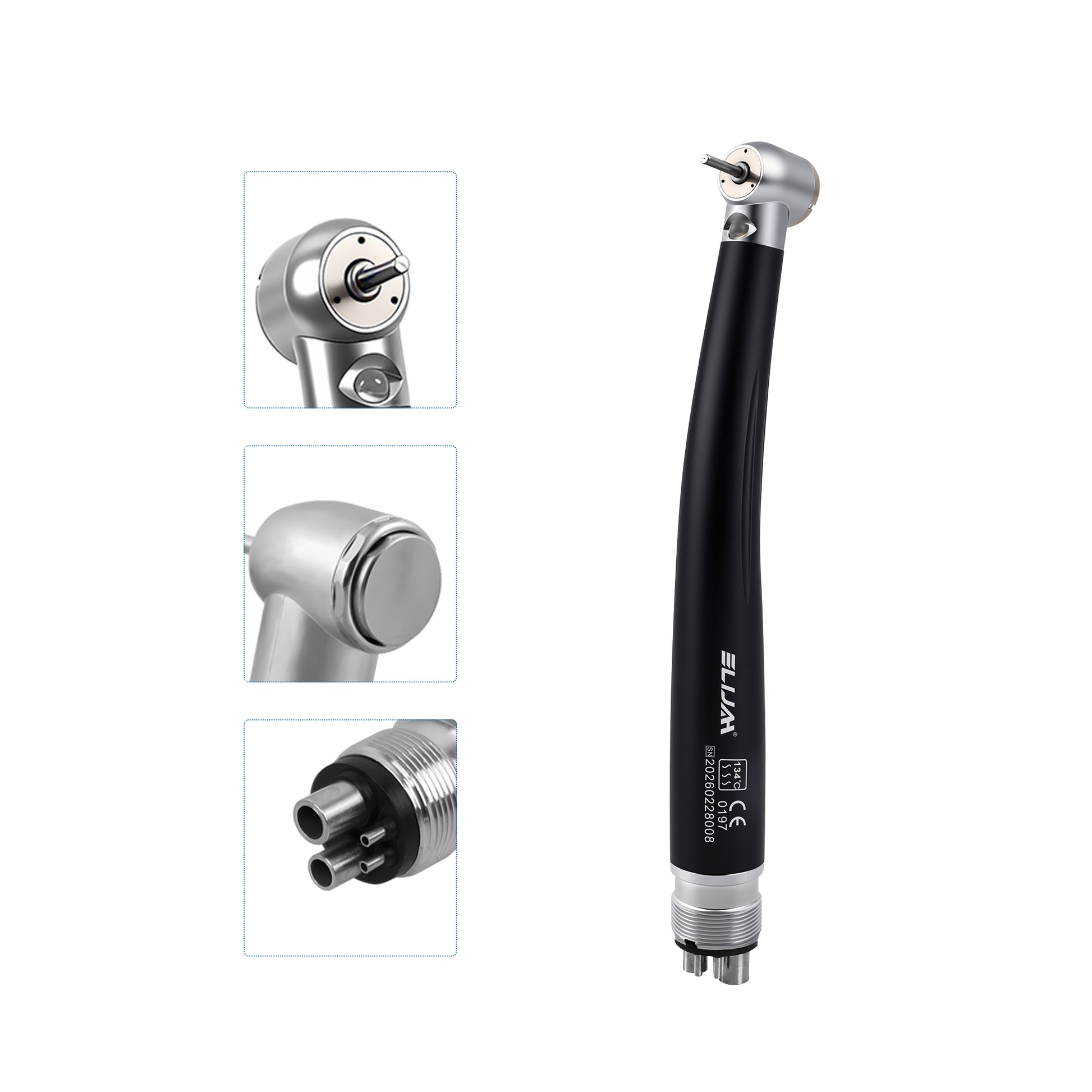 multi angle led colorful high speed handpiece 3 water spray photography