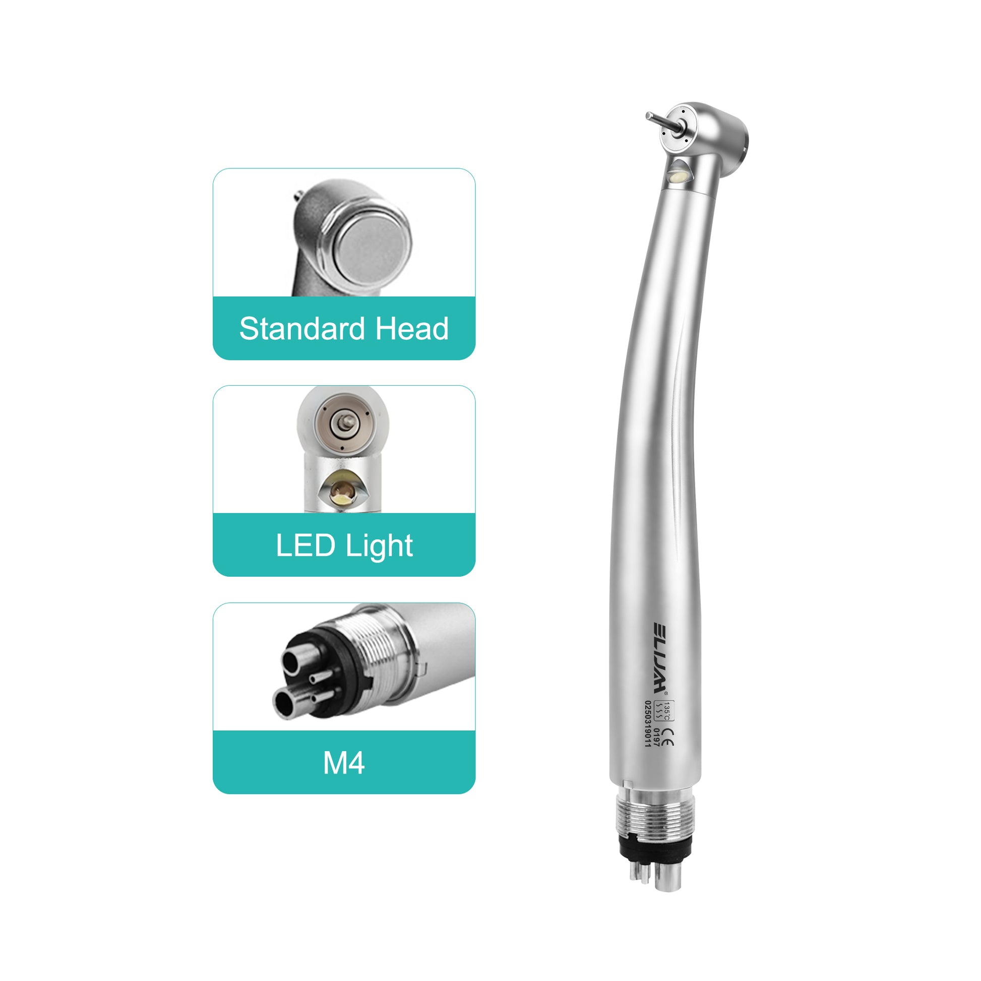 built in led panamax dental high speed handpiece real shot