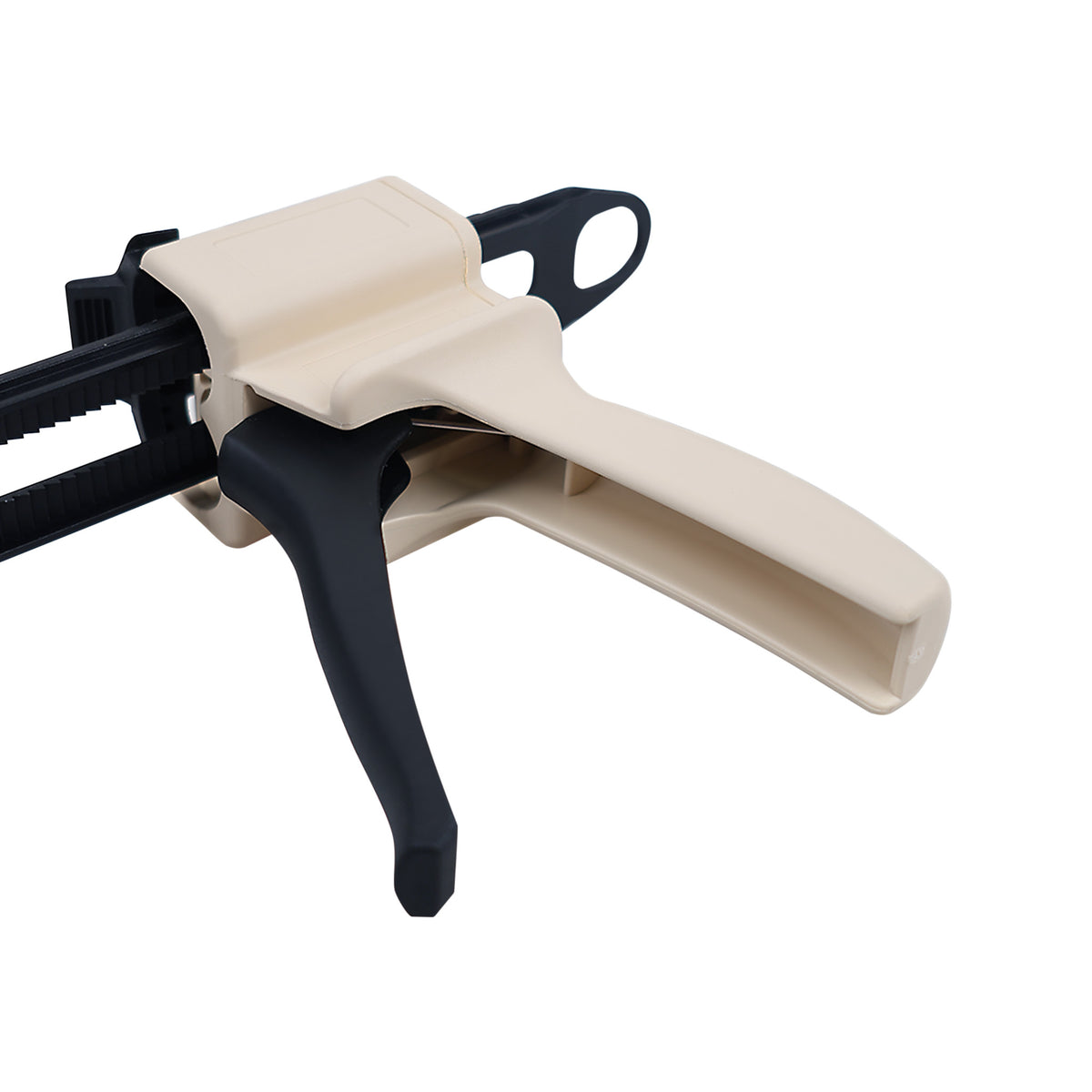 Loading impression cartridge into dispensing gun