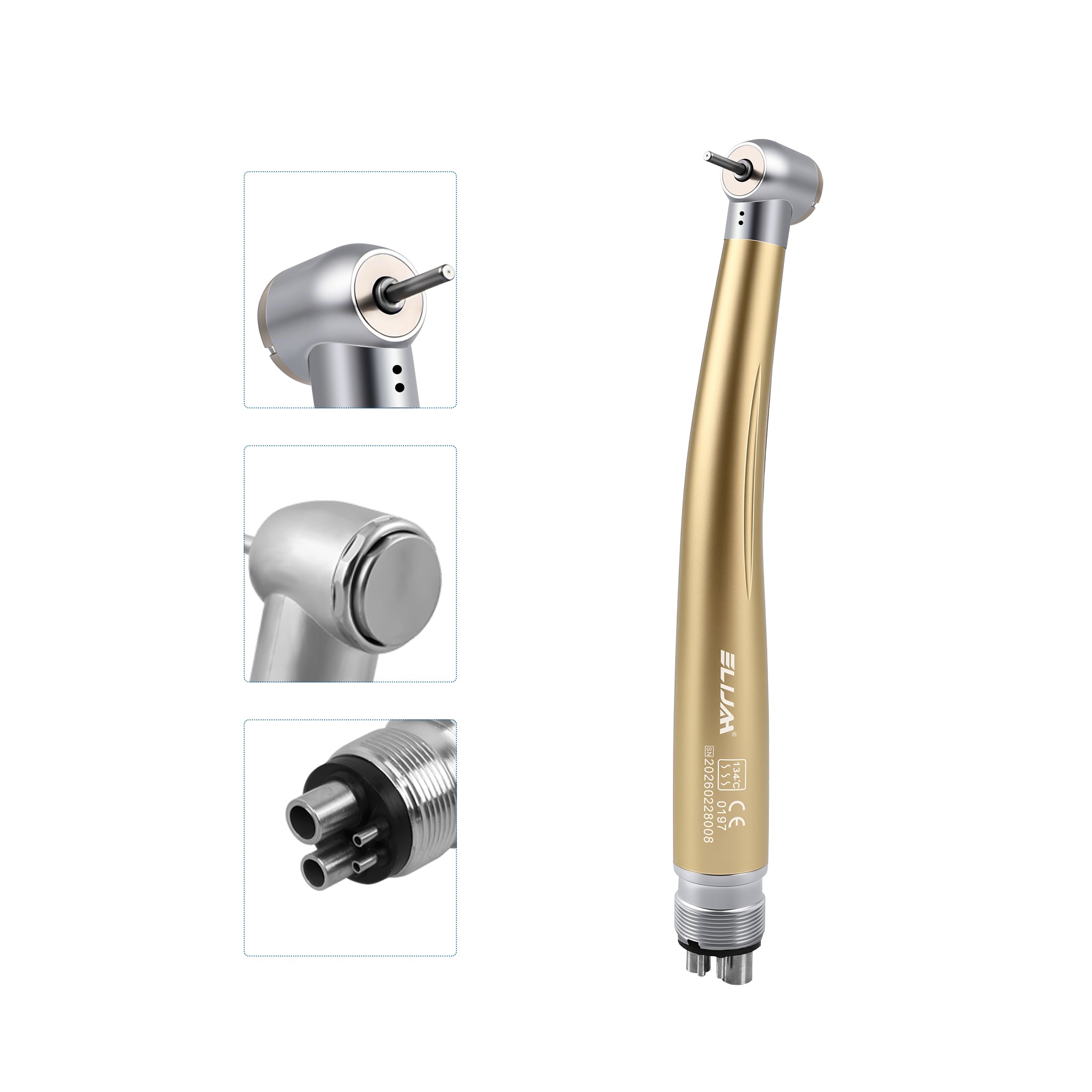 smooth grip colorful high speed handpiece single water spray close image