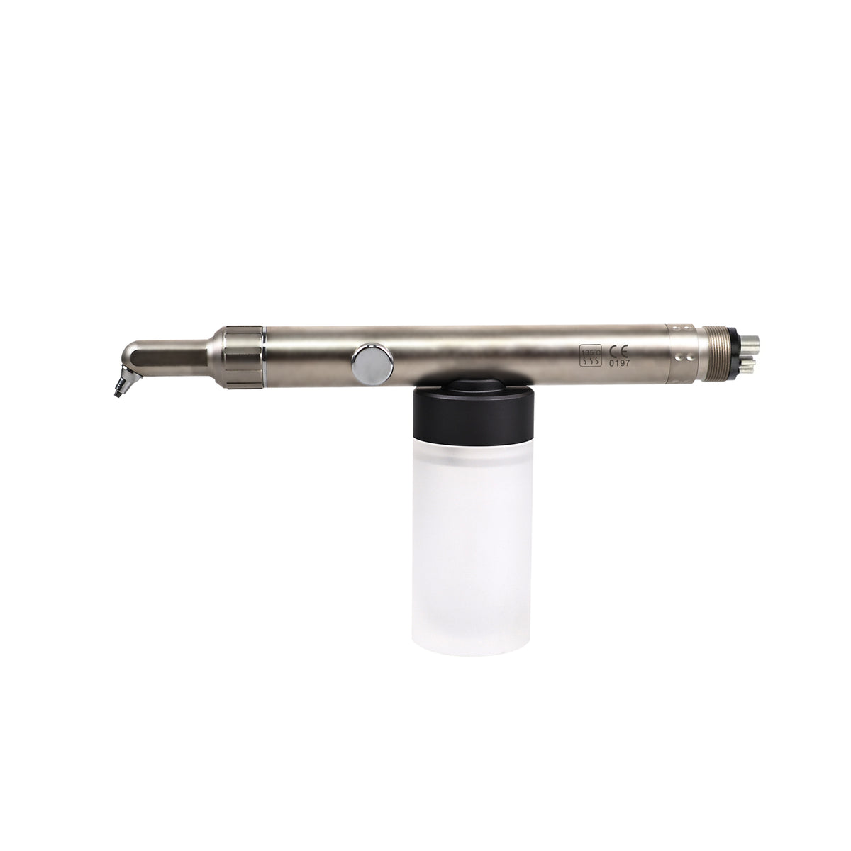 Multi-angle function collage of dental sandblasting gun