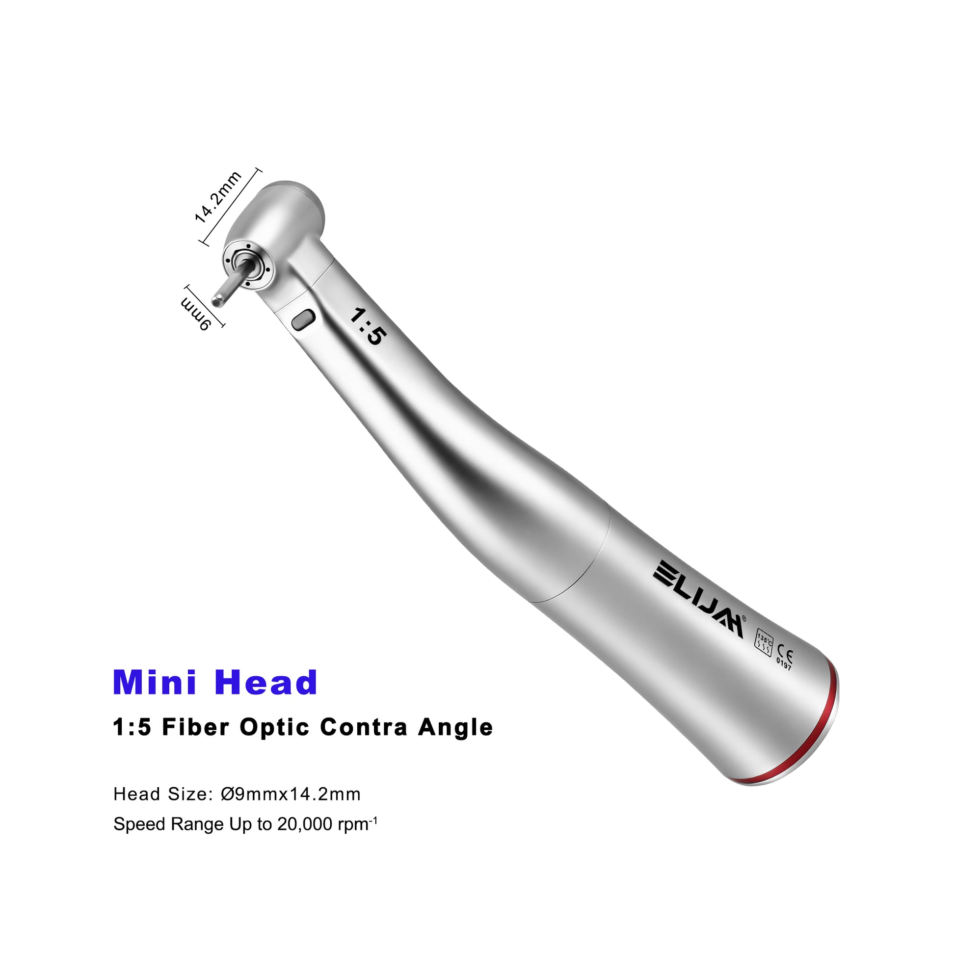 disinfection safe dental x95 fiber optic contra handpiece