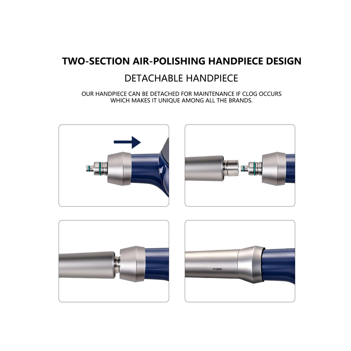 Nozzle tip disassembly demonstration