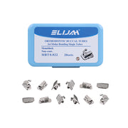 Orthodontic 1st Molar Bonding Single Buccal Tubes box and loose samples white background main image