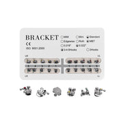 Dental Orthodontic Metal Brackets Monoblock MBT card pack white background main image