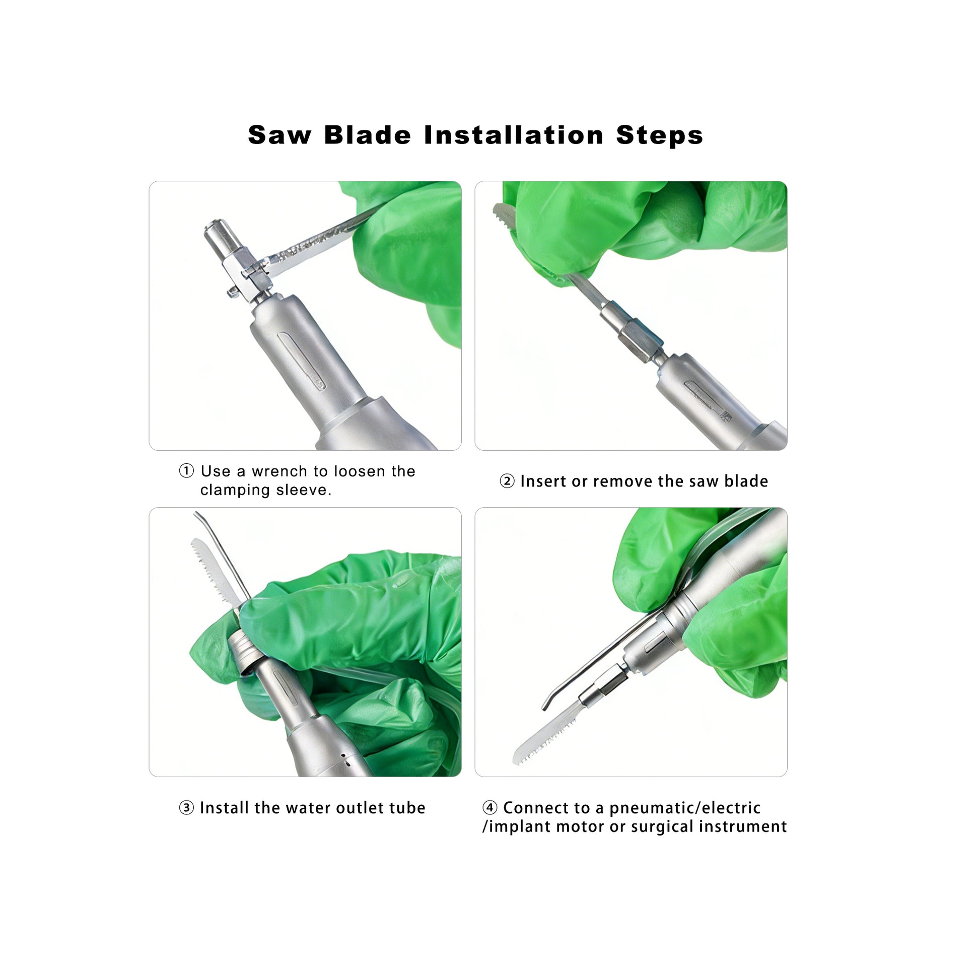 Reciprocating Saw Blade Bone Cutting Detail