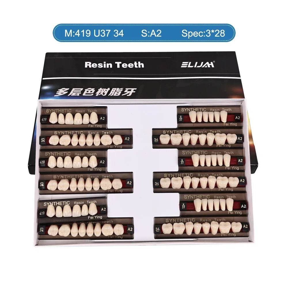 CYU127 Dental Synthetic Resin Teeth - Denspay Dental - Acrylic Teeth