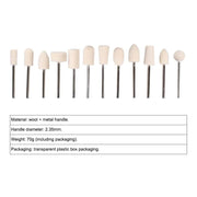 CYF328 Wool Felt Grinding Sanding Head - Denspay Dental - Denture Lab Polishing
