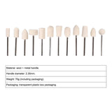 CYF328 Wool Felt Grinding Sanding Head - Denspay Dental - Denture Lab Polishing