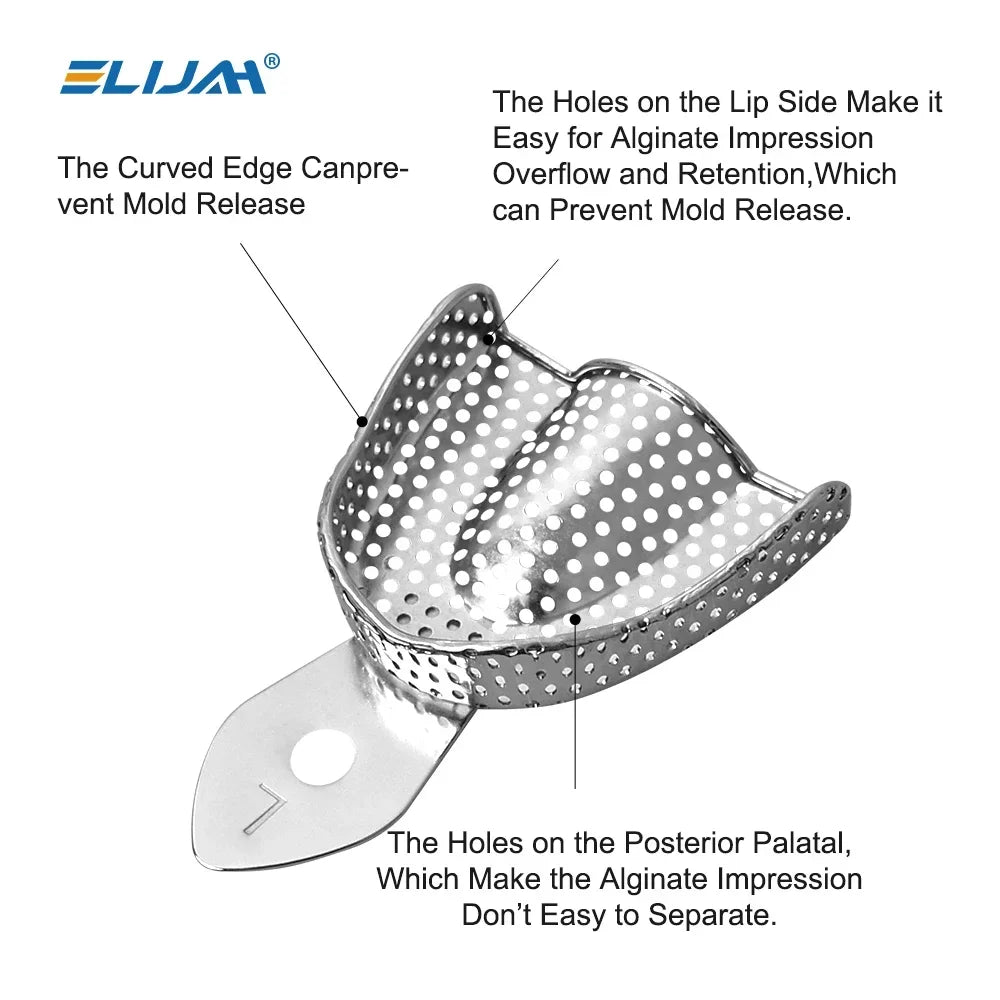 CYW019 Dental Stainless Steel Tray - Denspay Dental - Impression Trays