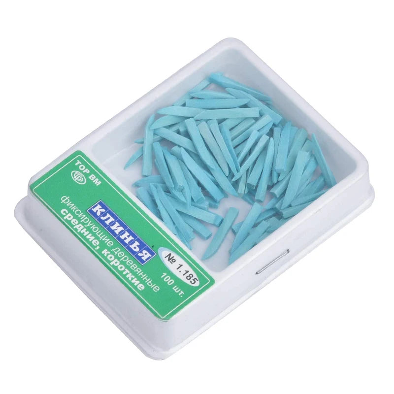 CYW093 100Pcs/Box Wooden Dental Wedges - Denspay Dental - Dental Wedges