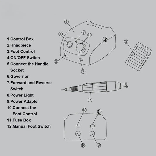 CYO162 Dental Micromotor 40000RPM - Denspay Dental - Dental Electric Motor