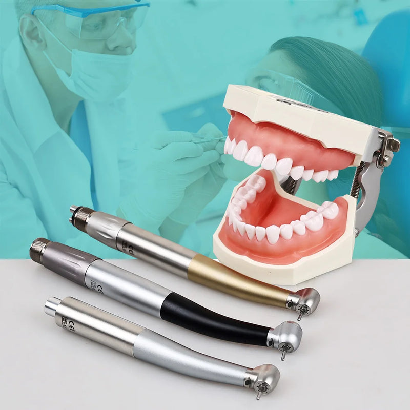 Dental Fiber Optic Handpiece Torque Head Air Turbine Ceramic Bearing Compatible With GK Connectors Dentistry Instrument Tools