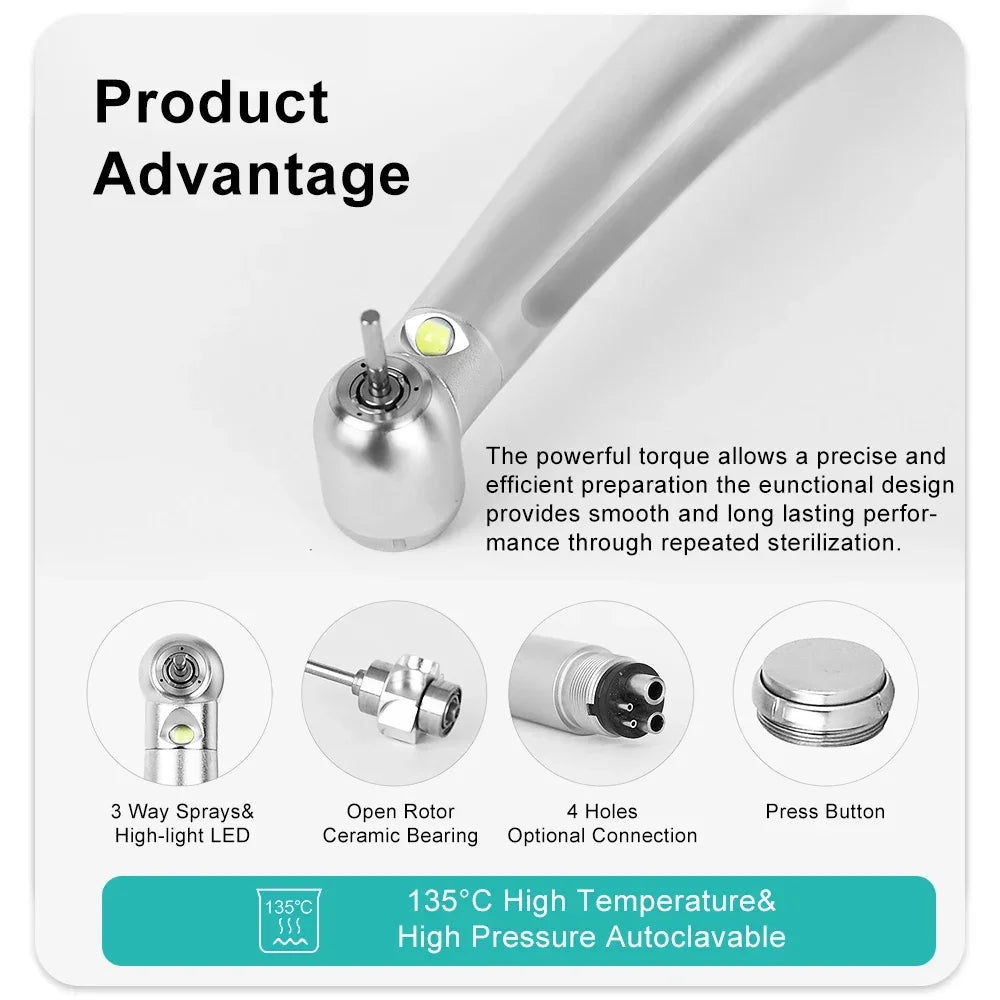 CYC229 Dental LED High Speed Handpiece E-generator - Denspay Dental - High Speed Handpiece