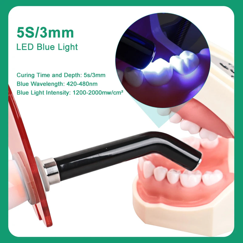 Wireless Dental LED Curing Light Orthodontic Composite Curing Light Dental Photopolymerizer Lamp Dentistry Instrument Tools
