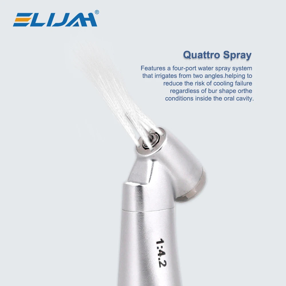 CYC247 Dental LED 1:4.2 Red Ring Contra Angle Handpiece