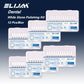 ELIJAH 12Pcs Dental Flame Cone Round White Stone Polisher