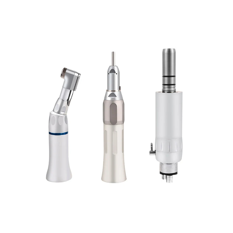 Dental Low Speed Handpiece FX Straight Head Handpiece 203C Latch Chuck Contra Angle 2/4Holes Air Turbine Dental Lab Equipment