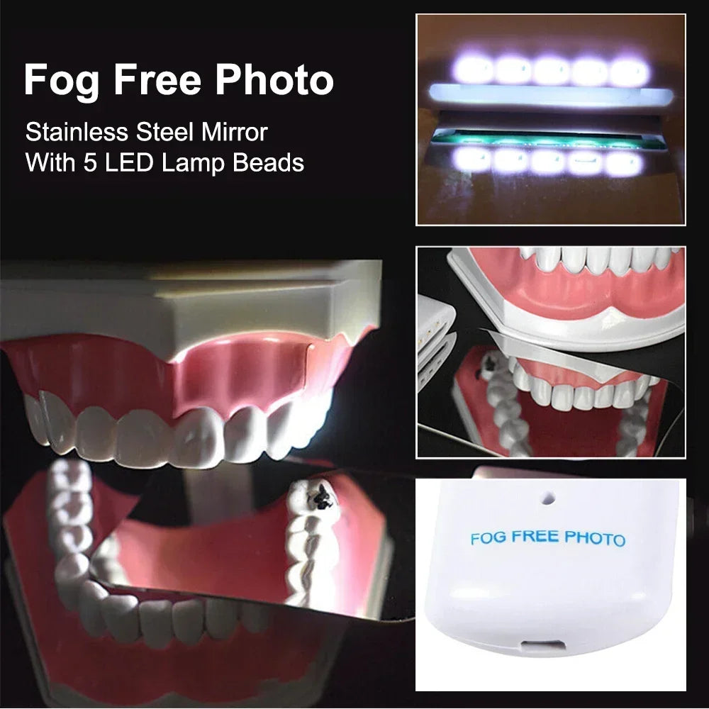 CYW774 Dental Anti-Fog Mirrors Set - Denspay Dental - Dental Mouth Mirror