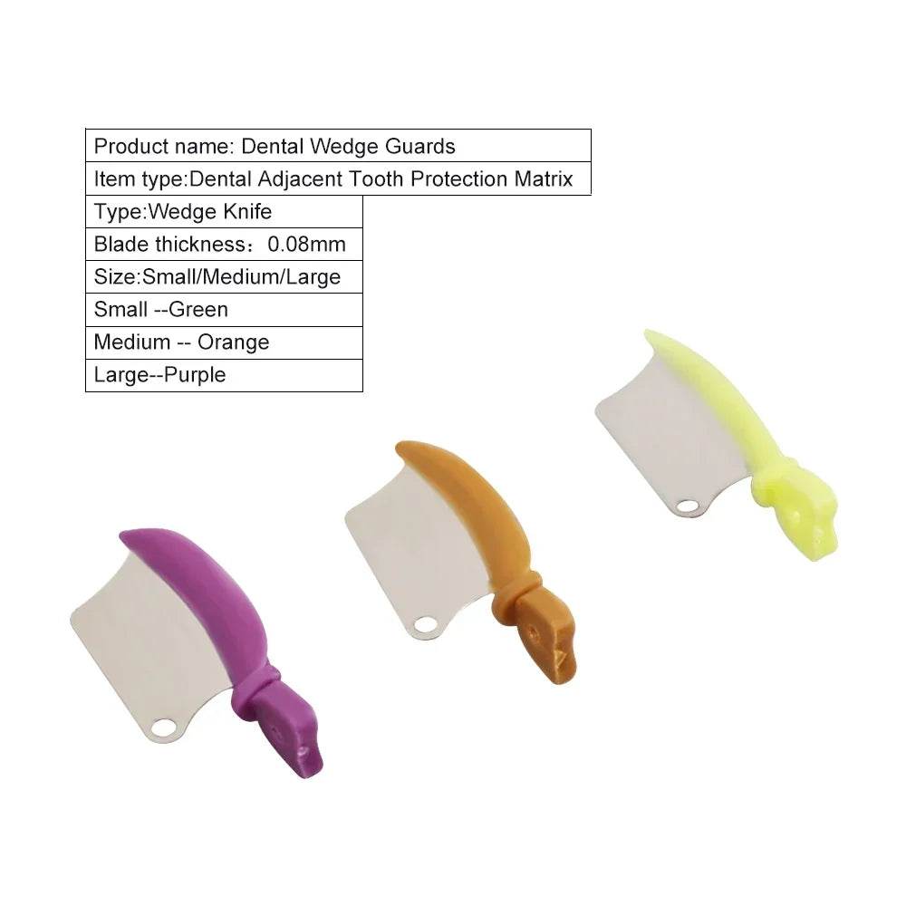 CYW459 Dental Prime Teeth Interproximal Plastic Wedge Guard - Denspay Dental - Dental Wedges