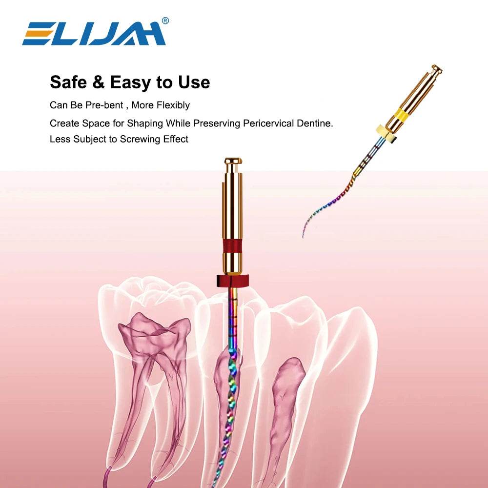 CYF305 Dental Niti Rainbow Files - Denspay Dental - Self-Adjusting Motor Files