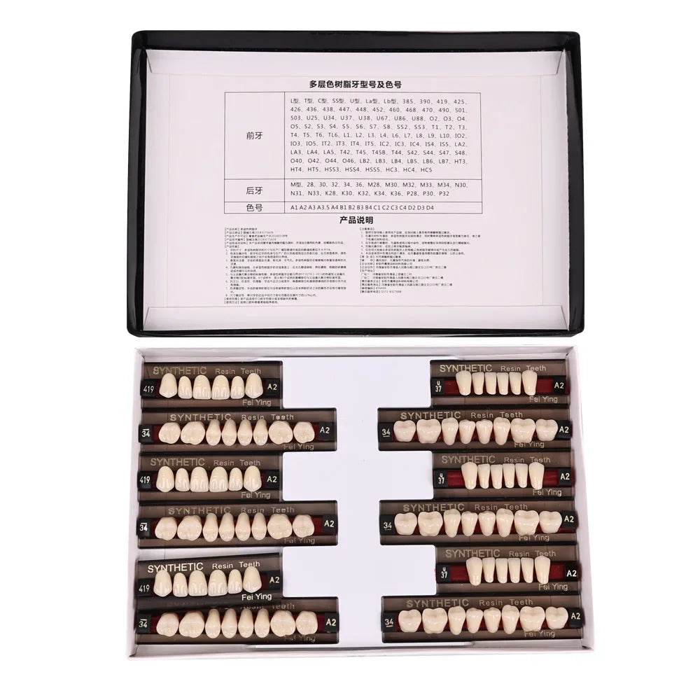 CYU127 Dental Synthetic Resin Teeth - Denspay Dental - Acrylic Teeth