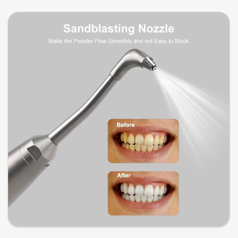 Dental Air Flow Teeth Polishing Polisher Handpiece Hygiene Prophy Jet Sandblasting Machine Sand Blaster Gun Dentistry Instrument