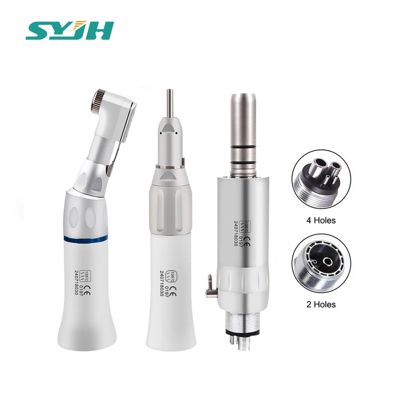 Dental Low Speed Handpiece FX Straight Handpiece 203C Contra Angle Fit for B2/M4 Air Turbine Dental Lab Equipment Polishing Tool