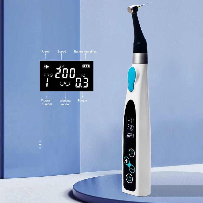 New 9 Programs Cordless Dental LED Endo Motor 16:1 Dental Reduction Contra Angle Dentistry Endodoncia Treatment Equipment Tools