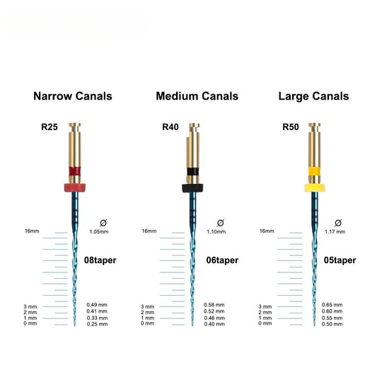 CYF216 Dental Blue Endodontic Files