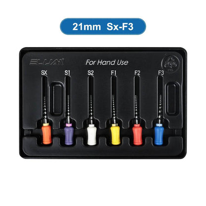 CYF214 Dental Hand Use Root Canal Treatment Pro-Taper Files - Denspay Dental - Self-Adjusting Handheld Files