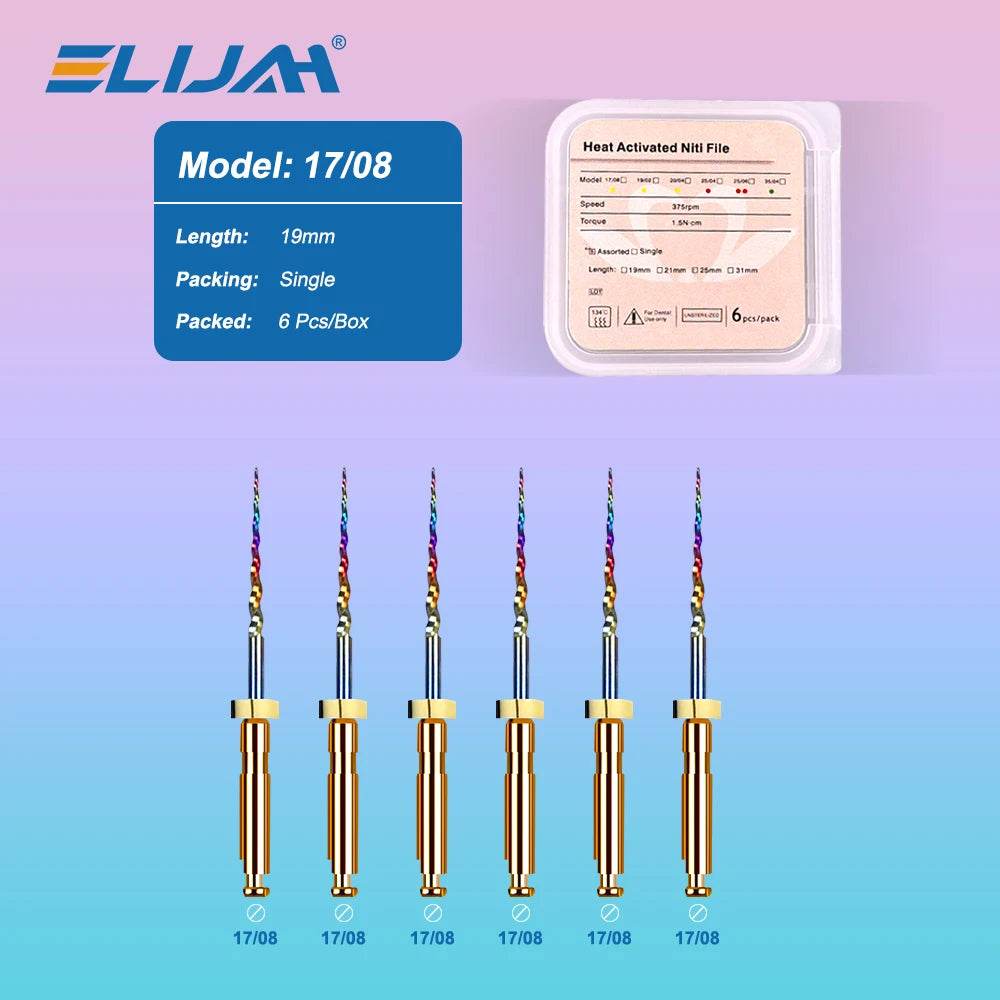 CYF305 Dental Niti Rainbow Files - Denspay Dental - Self-Adjusting Motor Files