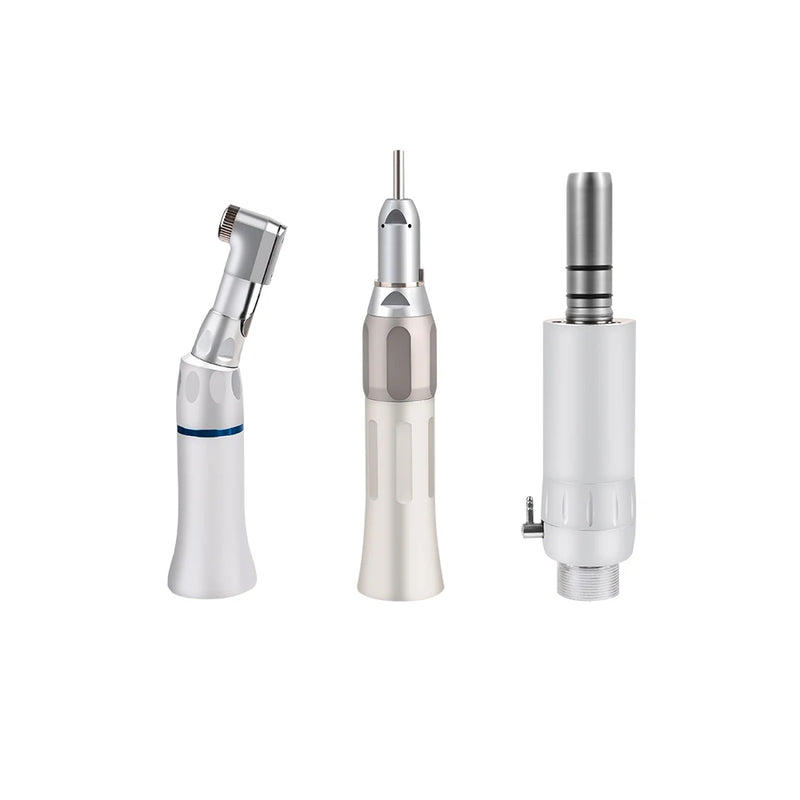 Dental Low Speed Handpiece FX Straight Head Handpiece 203C Latch Chuck Contra Angle 2/4Holes Air Turbine Dental Lab Equipment