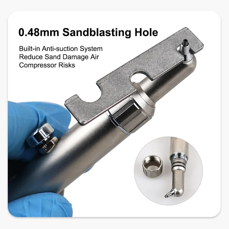 2/4Holes Dental Aluminum Oxide Micro Blaster Interface Microetcher Sandblasting Alumina Gun Air Abrasion Polisher Dentistry Tool