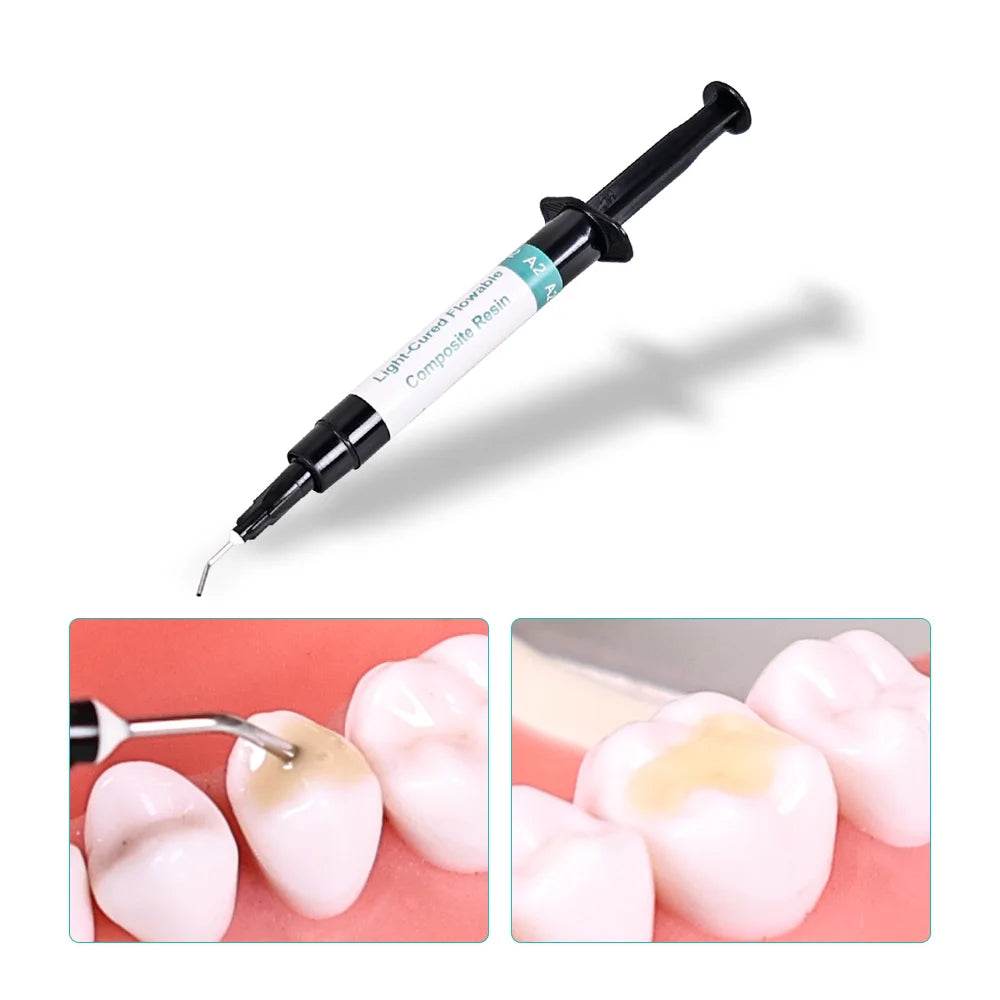 CYU206 Dental Flowable Light Curing Gel Resins Kit - Denspay Dental - Composite Resin