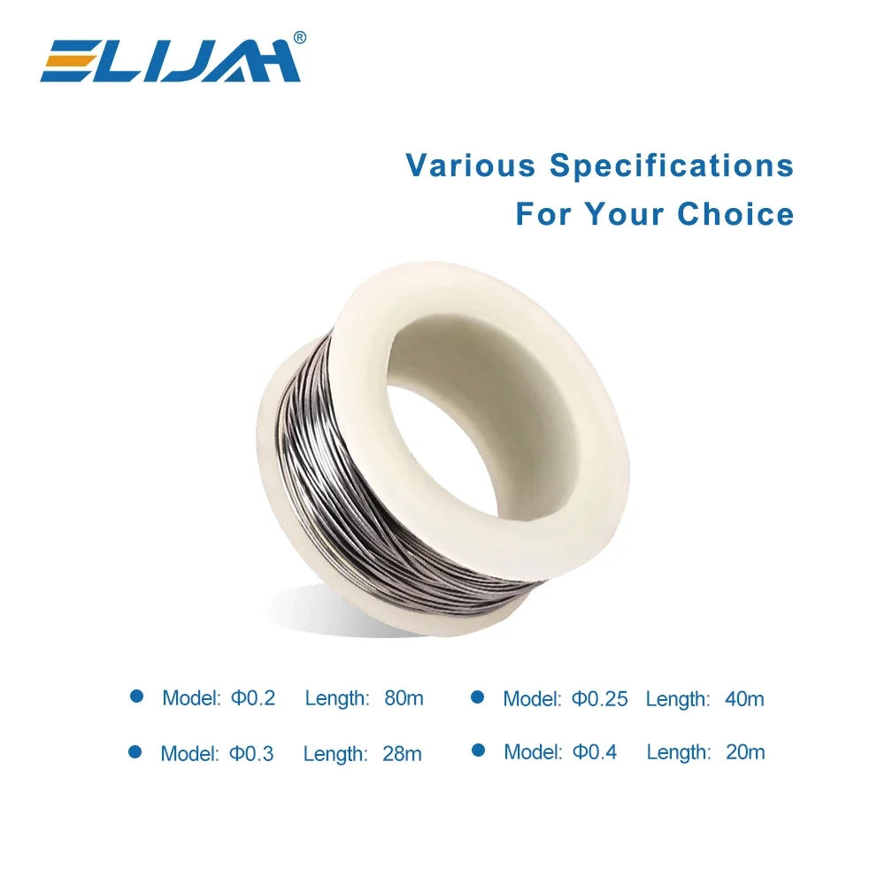 CYZ028 ELIJAH Dental Orthodontic Ligature Wire Round 0.2/0.25/0.3/0.4mm Stainless Steel Ligating Wire Dentistry Materials Teeth Braces