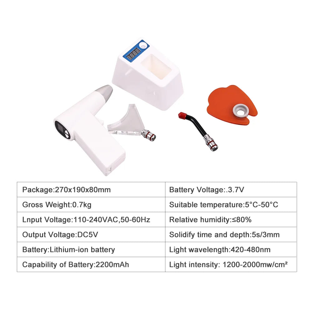 CYH046 Dental Wireless LED Curing Light 1600mw/cm² - Denspay Dental - Curing Light