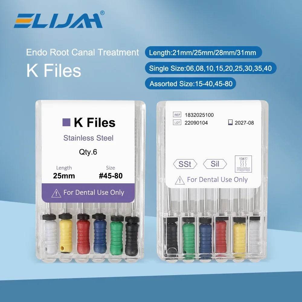 CYF217 Dental Hand Use K Files - Denspay Dental - K-Files