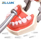 ELIJAH 12Pcs Dental Flame Cone Round White Stone Polisher