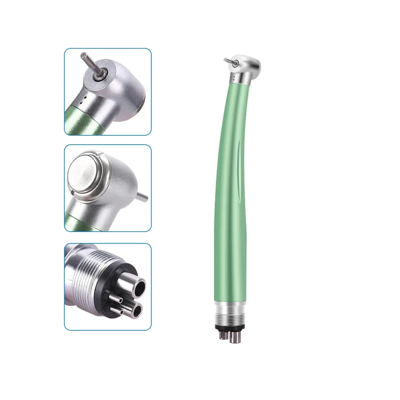 Colorful Push Button Dental High Speed Handpiece 2/4 Holes Standard Head Single Water Spray Air Turbine Dentistry Instrument