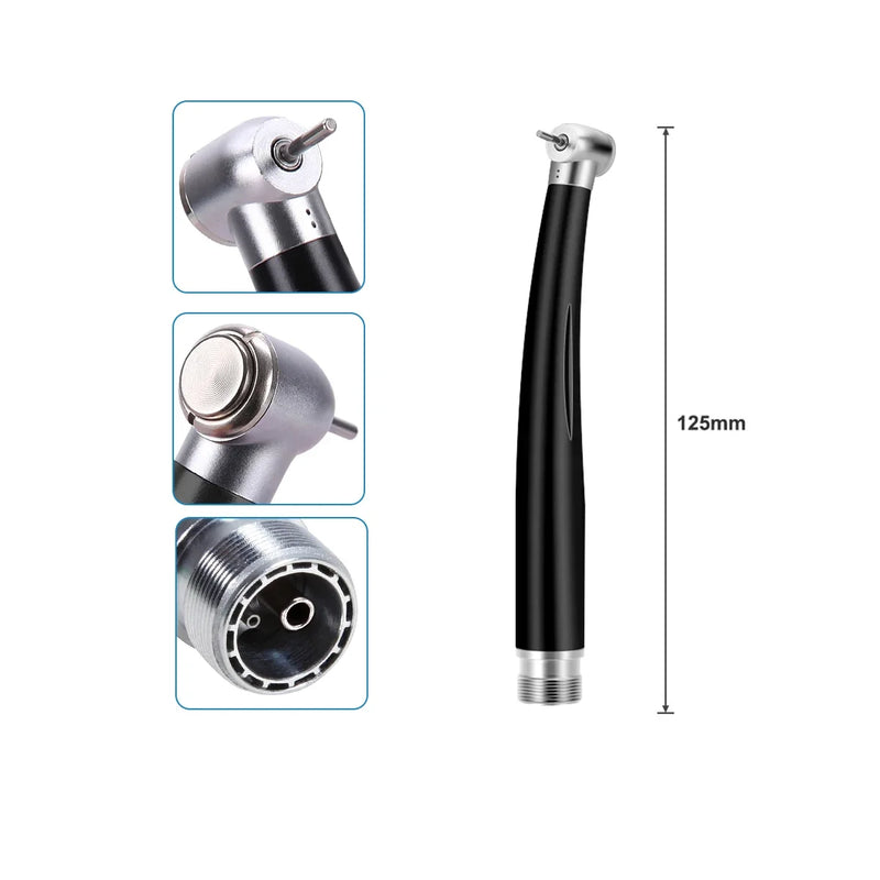 Colorful Push Button Dental High Speed Handpiece 2/4 Holes Standard Head Single Water Spray Air Turbine Dentistry Instrument
