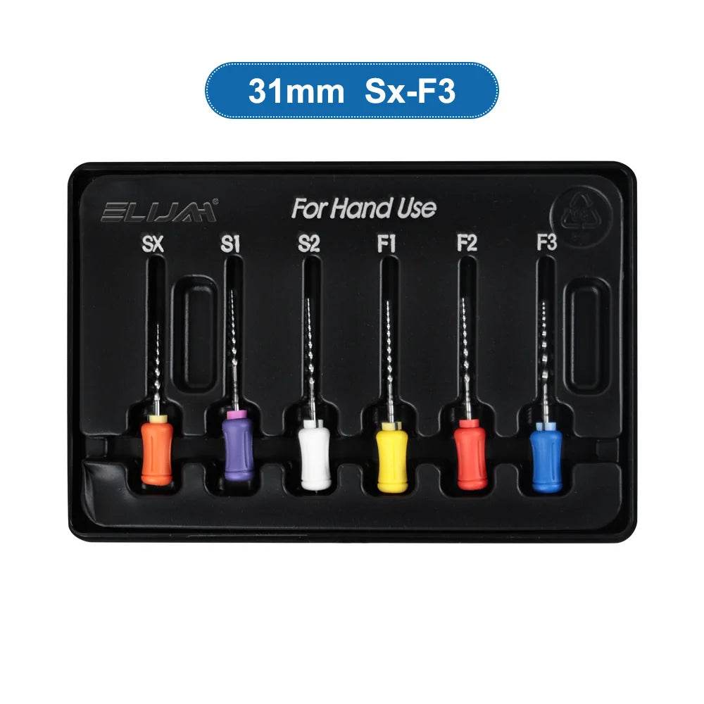 CYF214 Dental Hand Use Root Canal Treatment Pro-Taper Files - Denspay Dental - Self-Adjusting Handheld Files